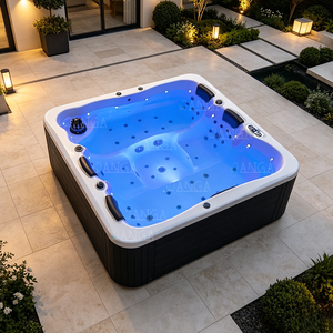 Bain à remous extérieur et jacuzzi, piscine à remous, <span class=keywords><strong>spa</strong></span> en acrylique avec contrôle Balboa pour 4 personnes - Product Image 2