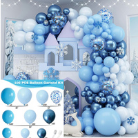 Kit de ballons en latex souples pour guirlande de fête, idéal pour la fête prénuptiale, la révélation du sexe, les fêtes à thème et la décoration de fond événementiel
