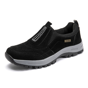 Chaussures de randonnée légères et confortables pour hommes, antidérapantes, avec empeigne en mesh PU, semelle intermédiaire en caoutchouc et doublure en coton pour toutes les saisons - Product Image 4
