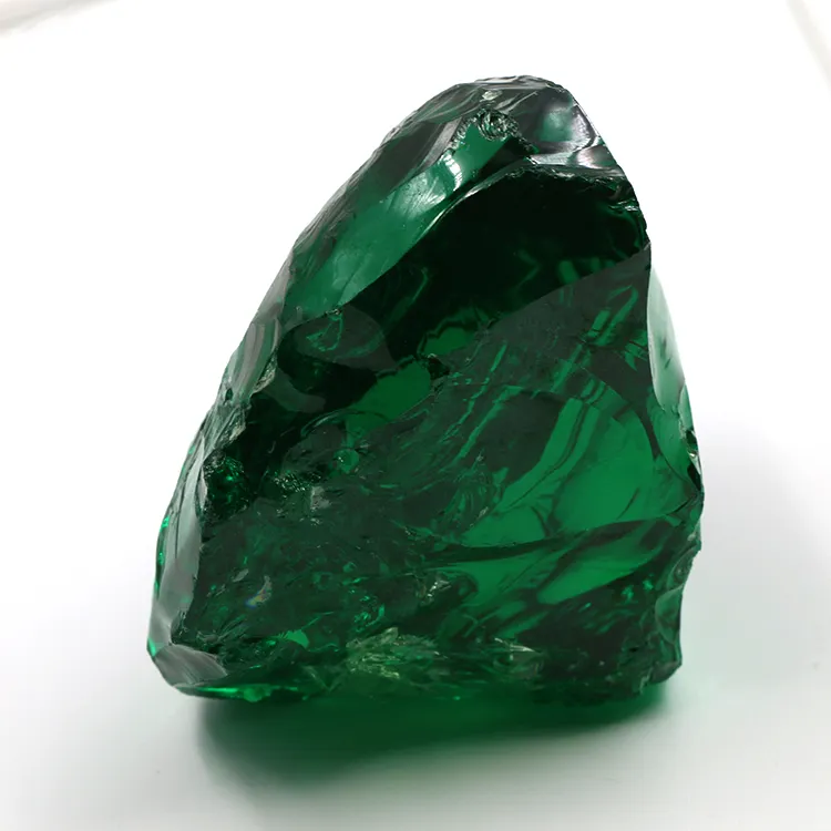 natural gemstone green garnet rough YAG loose gem stones garnet stone