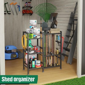 Support de rangement robuste pour outils de jardin, organisateur d'outils de nettoyage de cour pour équipements agricoles - Product Image 3