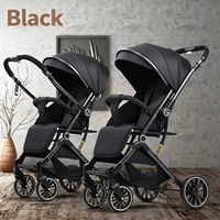 Poussette bébé en alliage d'aluminium, pliage rapide à une main, amortissement des chocs, légère, portable, poussette de voyage pour nouveau-nés et tout-petits