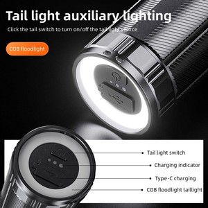 Torcia LED Professionale Personalizzata in Lega di Alluminio, Potente con Zoom e Cordino di Sicurezza - Product Image 4