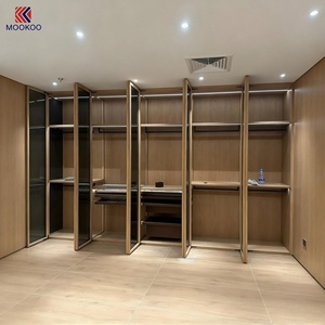 Armario de vestidor con puertas de vidrio, sistema de almacenamiento personalizado para dormitorio - Product Image 4