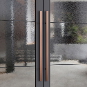 Manija de Puerta de Empuje de Acero Inoxidable Moderna de Alta Calidad para Baño, Hotel, Apartamento, Herraje de Puerta <span class=keywords><strong>Grande</strong></span> Personalizado - Product Image 4
