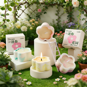 Dream Or Mini Garden Scented <b>Candles</b> Flower Shape Birthday <b>Gift</b> For Living Room Bedroom - Product Image 1