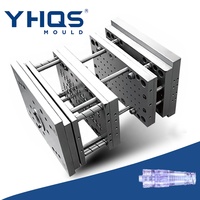 Molde de inyección de plástico de alta precisión YHQS para conector tipo Y sin aguja, fabricante de moldes de canal frío/canal caliente