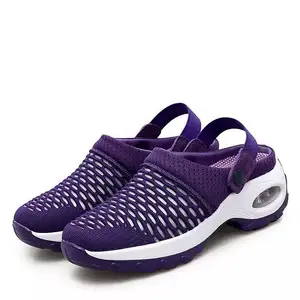 2024 vendita calda da donna sneakers Casual alla moda scarpe bianche traspiranti con lacci in mesh scarpe sportive da donna