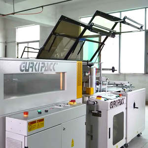 GURKI Factory Supplier Kunststoff box PVC POF PE-Folien schrumpf folien maschine Wärmeschrumpf-<span class=keywords><strong>Tunnel</strong></span> verpackungs maschine - Product Image 4