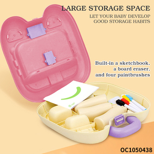 Juego de Mesa de Dibujo Plegable y Ajustable para Niñas, Juguetes Educativos Tempranos para Niños con Rotulador de Colores - Product Image 6