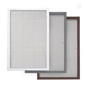 Cadre en aluminium personnalisé moustiquaire réglable pour fenêtre Kit de moustiquaire pour fenêtre moustiquaire pour moustiques