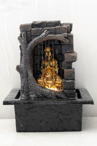 <span class=keywords><strong>Fontaine</strong></span> de Statue de <span class=keywords><strong>bouddha</strong></span> de décoration intérieure de jardin religieux avec <span class=keywords><strong>fontaine</strong></span> d'eau naturelle sculptée à la main à LED - Product Image 4