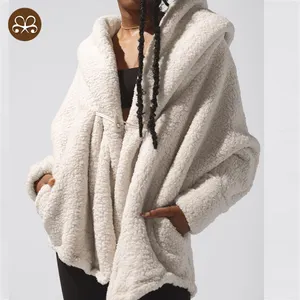 Nuovi arrivi cappotti invernali Casual elegante cappotto di pelliccia corto donna donna giacca Sherpa Street Wear cappotto di lana donna
