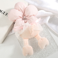 Nouveaux Chouchous pour Cheveux à la Mode Motif Dessin Animé pour Femmes, Mignons avec Fleurs 3D, Bandeaux et Accessoires de Tête Style Fête
