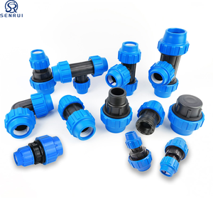 Werksanpassung Alle Arten und Größen PP-Klemmverbindungen Wasserversorgungskupplung T-Stück Winkel Gewinde <span class=keywords><strong>HDPE</strong></span>-Rohrverbindungen - Product Image 2