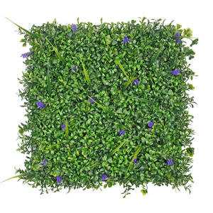 P3 Nouveau design d'<span class=keywords><strong>herbe</strong></span> verte en plastique <span class=keywords><strong>pour</strong></span> mur truqué avec décoration florale mélangée Panneau mural en buis <span class=keywords><strong>pour</strong></span> plante artificielle - Product Image 1