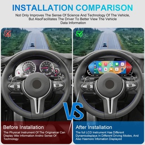 Navihua Auto Meter LCD Digital Cluster Dashboard <b>Speedometer</b> Gauge Auto Cockpit <b>for</b> BMW 5 F10 with New Carplay - Product Image 6