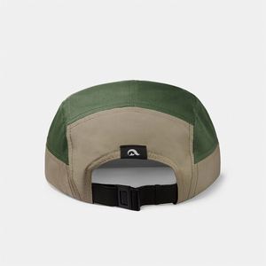 Casquette Snapback en maille à motif œil-de-perdrix OEM ODM avec surpiqûres contrastées, vente en gros de casquettes personnalisées avec votre logo - Product Image 5