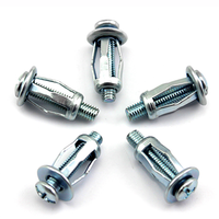 Steel Drop-In Anchor Petal Expansion Rivets with Hollow Gecko Screws and Fixed Buckle DIN Standard