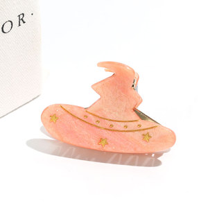 XinMei custom <span class=keywords><strong>halloween</strong></span> hair claw clips <span class=keywords><strong>accessori</strong></span> <span class=keywords><strong>per</strong></span> le donne glitter acrilico hair claw clips antiscivolo pumpkin hair claw morsetti - Product Image 5