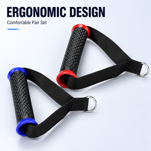 Fitness Handles Anti-slip Durable Gym Handle Heavy Duty Pull-up Silicone D Handle with D Ring for Resistance Bands Home Gym - Product Image 4