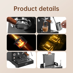 New Arrival MDK MC-3 White 58mm Dual Boiler Stainless Steel Semi Automatic Commercial E61 <b>Espresso</b> Coffee Hotel - Product Image 6