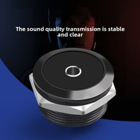 22mm Zinklegierung 12V 1.5A Einbau-3.5mm-Stereo-Audio-Buchse mit Pigtail-Kabel für RV, Marine und Auto-Audio-Modifikation