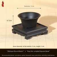 Mini pots de fleurs en résine pour succulentes, design minimaliste à base d'eau, pour usage au sol dans les centres commerciaux, jardinières durables pour cactus et bonsaïs
