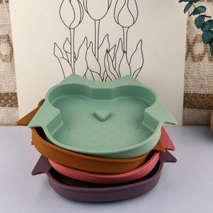 Plateau de repas pour bébé en silicone de qualité alimentaire, personnalisable en usine, créatif, en forme de hibou, amovible, pour enfants, Guangdong - Product Image 3