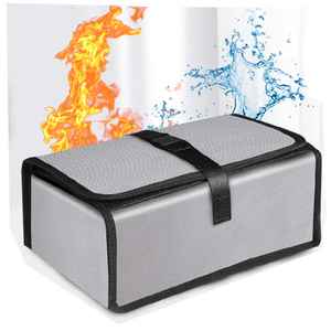 Auto Lithium Batterij Brandwerende Veiligheid Opbergtas Opladen Schat Mobiele Telefoon Rijden Recorder Navigatie Aansteker Tas - Product Image 5