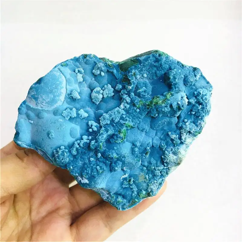 Natural Crystal Rough Mineral Specimens Raw Chrysocolla Blue Silicon Malachite Stones For Decoration