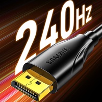 Câble SAMZHE 4K DP1.2 2K/240Hz HD, câble de connexion pour jeux, pour carte graphique d'ordinateur, ordinateur portable, moniteur, écran