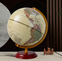 Mapa del Mundo Geográfico Tridimensional 3D de 20/25 cm, Globo Giratorio, Decoración para el Hogar y la Oficina, Regalo para Niños, Venta al por Mayor