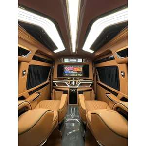 อัพเกรดภายในรถยนต์หรูหรา แบ่งพื้นที่เต็มรูปแบบ พร้อมตกแต่งภายในแบบ VIP สำหรับรถตู้โตโยต้า คอมมิวเตอร์ ไฮเอซ - Product Image 1