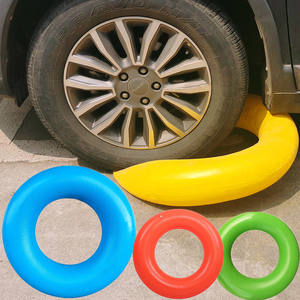 B01 Anneaux de natation en caoutchouc résistant à l'usure pour adultes et enfants, bouées de sauvetage gonflables épaissies - Product Image 2