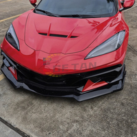 Pour Chevrolet Corvette C8 Stingray Z51 Capot avant en fibre de verre non peint
