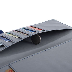 <span class=keywords><strong>Portafoglio</strong></span> Sottile in Pelle PU alla Moda, Multifunzione, <span class=keywords><strong>Porta</strong></span> Carte, Leggero e Portatile, Organizer per Contanti per <span class=keywords><strong>Uomo</strong></span> e Donna - Product Image 5