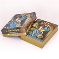 Jeu de cartes Oracle de la Vocation Humaine de Luxe Personnalisé avec Bordure Dorée, Boîte et Guide – Cartes de Divination Spirituelle Tarot en Gros