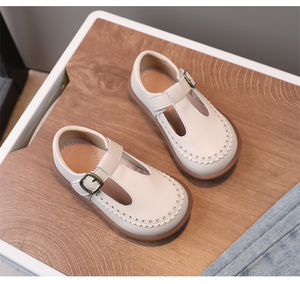 Zapatos de Cuero para Bebés y Niños Pequeños, Zapatos de Vestir con Hebilla en T para Niñas, Nuevos Zapatos Transpirables de Cuero Suave Personalizados - Product Image 3