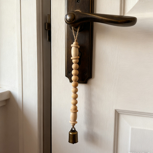 Gỗ tự nhiên Bead chuông tường treo trang trí, mộc mạc bằng gỗ tường trang trí cho phòng ngủ và nhà khách - Product Image 2