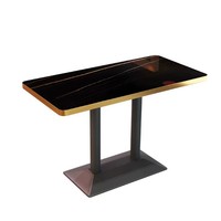 Ensemble de salle à manger moderne en acier, 3 pièces, durable, écologique, confortable, personnalisable, avec dossier en échelle, mobilier de maison pour appartements