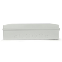 Boîtier électrique en plastique ABS 18 voies résistant aux intempéries Boîtier de distribution IP65 avec rail DIN