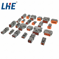 Connecteur Électrique Automobile Étanche 4 Broches en Cuivre et Nylon 6189-0647 LHE, Fiche Mâle Scellée pour Faisceau de Câblage, Pièces de Précision