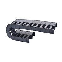 CNC Machine Protection Fils Et Tubes En Plastique Cnc Flexible Ingénierie En Plastique Câble Drag Chaînes Câble Transporteur Chaîne De Piste