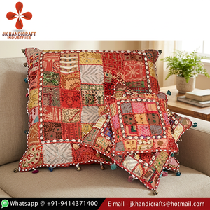 Coussins de chaise en tissu gitan, Banjara Tribal, vintage - Product Image 3