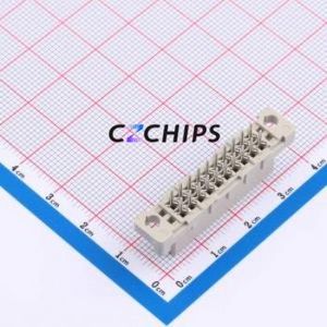 9242206825 Board-to-Board & Backplane Connector Through hole Component (THT),P=2.54mm Connector 2.54mm Through Hole 2 Gold - Product Image 2