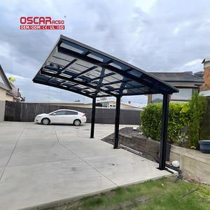 Abri de garage extérieur en aluminium pour deux voitures, résistant à la neige, 55Mx6Mx3M, directement de l'usine - Product Image 3
