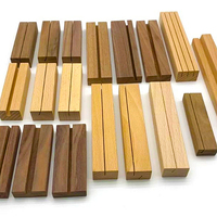 Porte-cartes postales en bois, porte-cartes en bois Support de signe en acrylique pour la décoration de fête Emplacement Petite table Menu Porte-cartes