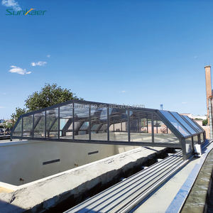 Qualité assurée personnalisé <span class=keywords><strong>piscine</strong></span> extérieure couvre rétractable polycarbonate véranda <span class=keywords><strong>piscine</strong></span> enceinte extérieur - Product Image 1