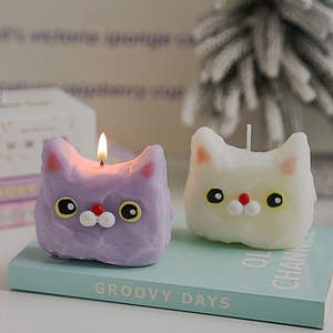Barras de Cera de Soja Ecológicas Hechas a Mano con Forma de Corazón y Oreja de Gato, Estéticas y Únicas, Precio de Fábrica, para el Día del Padre y Diwali - Product Image 2